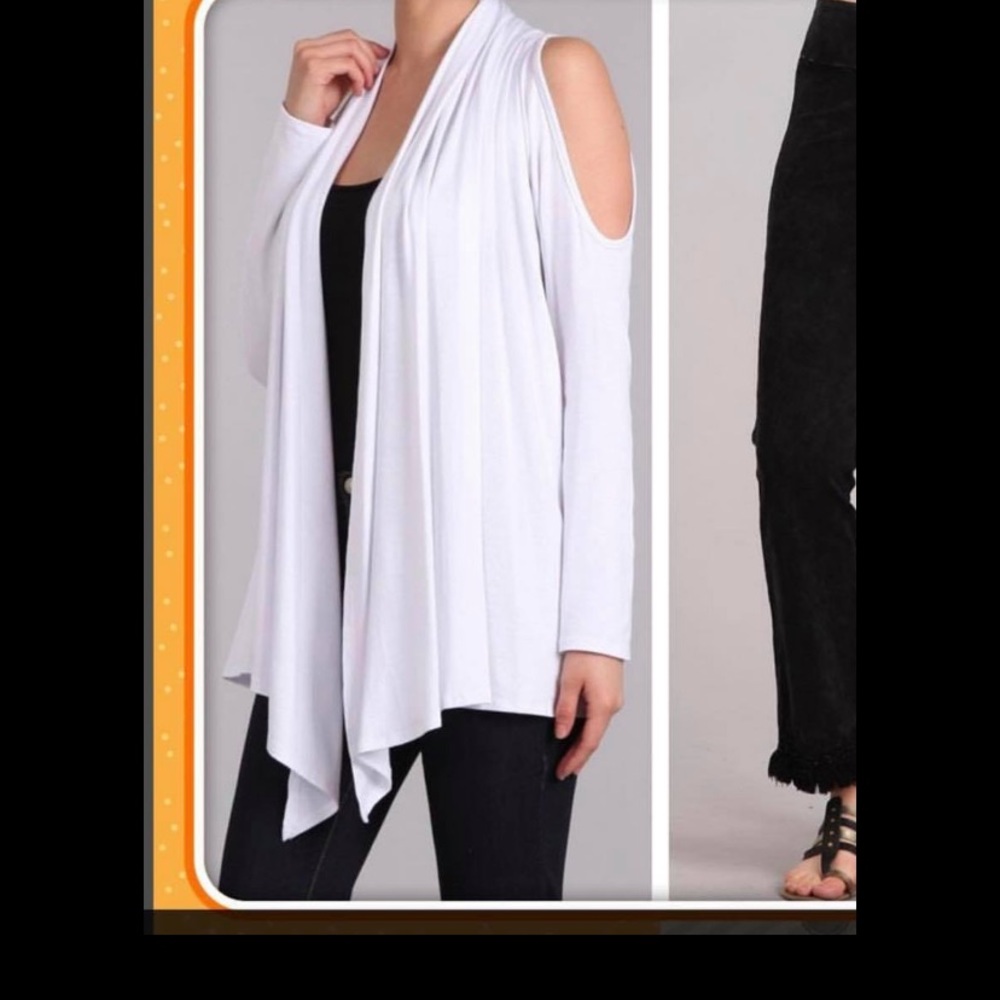 Cold Shoulder Jacket/Cardigan